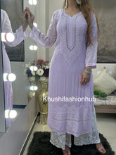 Load image into Gallery viewer, Lavender Dia Kurti
