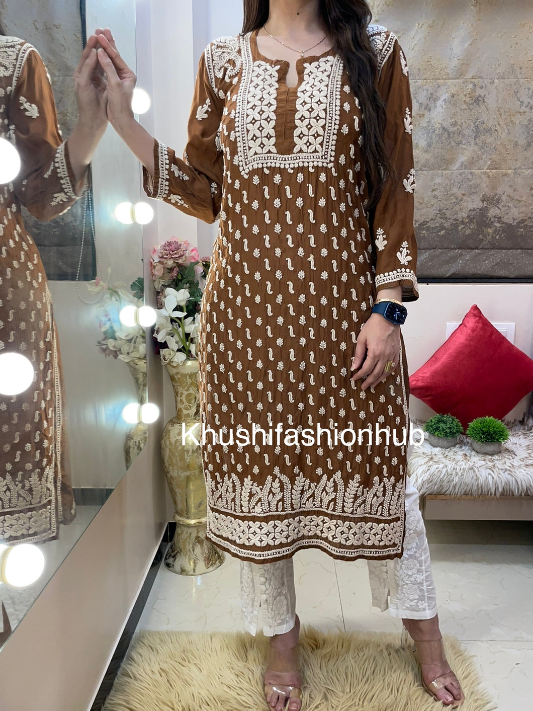 Brown Kurti