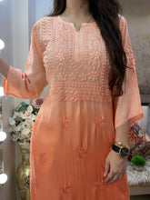 Load image into Gallery viewer, Orange Shaded Kurti
