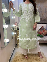 Load image into Gallery viewer, Green Kurti
