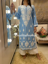 Load image into Gallery viewer, Blue Kurti
