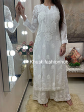 Load image into Gallery viewer, White Viscose Kurti
