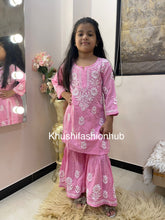 Load image into Gallery viewer, Pink Gharara Set
