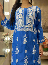 Load image into Gallery viewer, Blue Kurti

