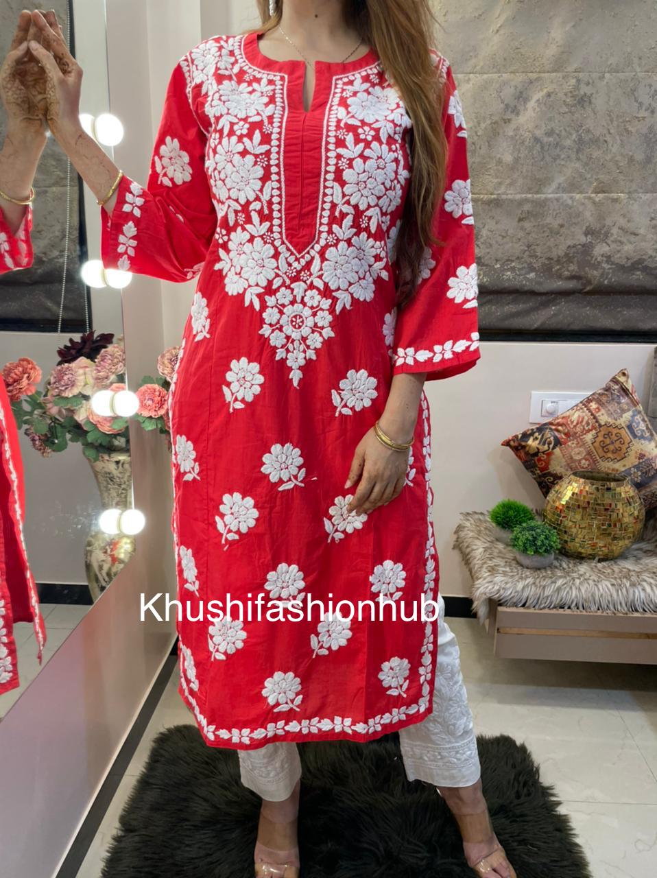 Red Kurti