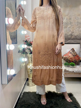 Load image into Gallery viewer, Shaded Mocha Kurti
