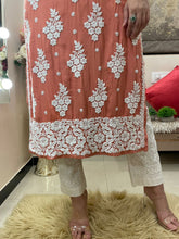 Load image into Gallery viewer, Peach Kurti
