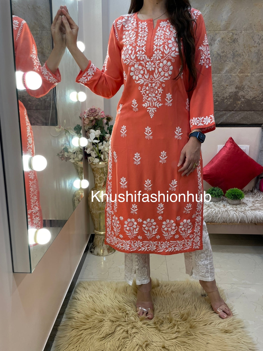 Orange Kurti