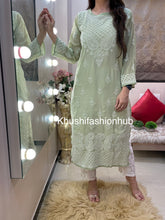 Load image into Gallery viewer, Green Kurti
