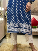 Load image into Gallery viewer, Navy Blue Kurti
