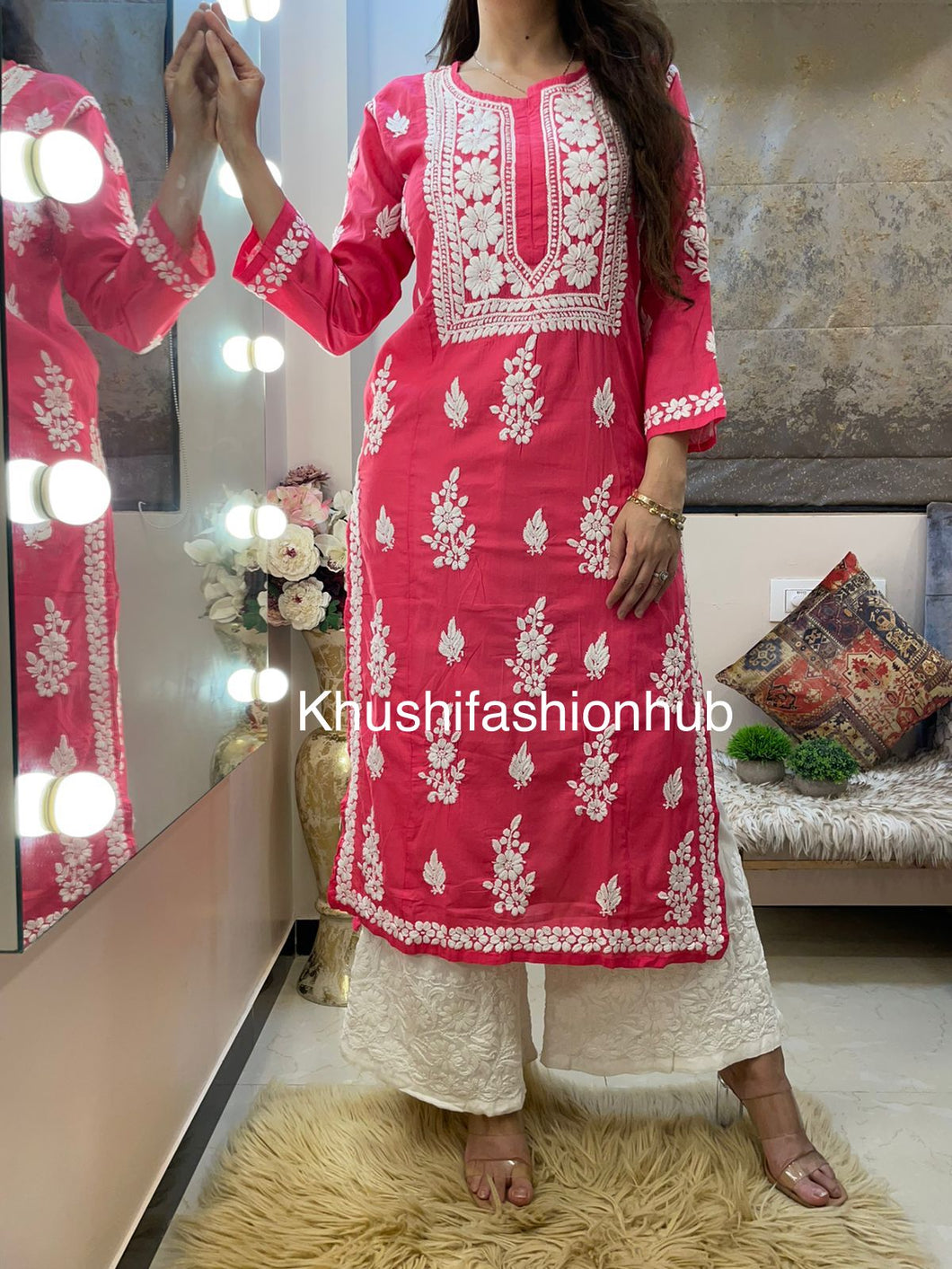 Rose Pink Kurti
