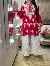 Load image into Gallery viewer, Red Short Kurti
