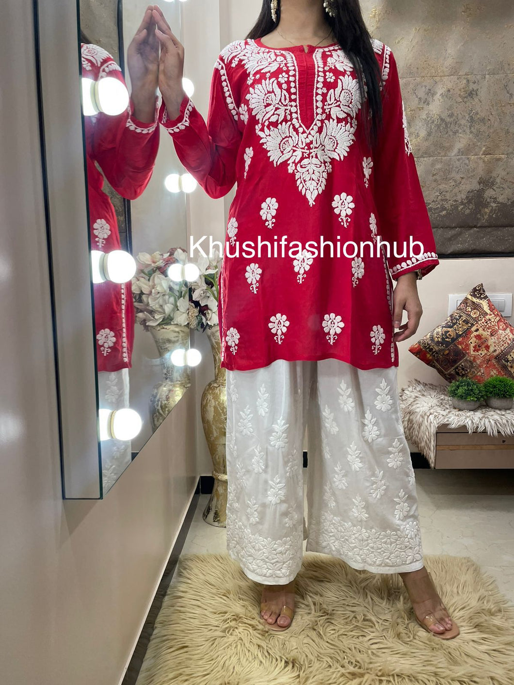 Red Short Kurti