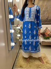 Load image into Gallery viewer, Blue Kurti
