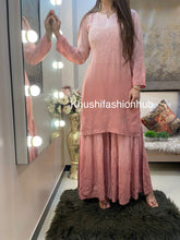 Load image into Gallery viewer, Nude Pink Gharara Set
