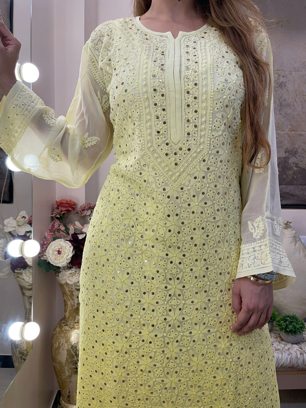 Lime Kurti