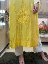 Load image into Gallery viewer, Shaded Yellow kurti
