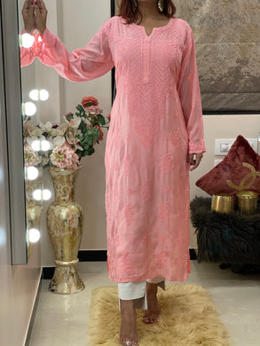 Haseen Coral Kurti Online - Khushi Fashion Hub