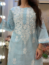 Load image into Gallery viewer, Blue Kurti
