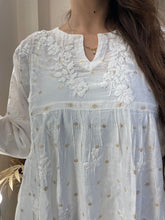 Load image into Gallery viewer, White Short Kurti

