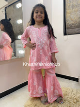 Load image into Gallery viewer, Rose Pink Gharara Set
