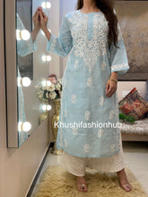 Load image into Gallery viewer, Blue Kurti
