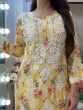 Load image into Gallery viewer, Yellow Printed Kurti
