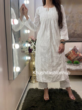 Load image into Gallery viewer, White Kurti
