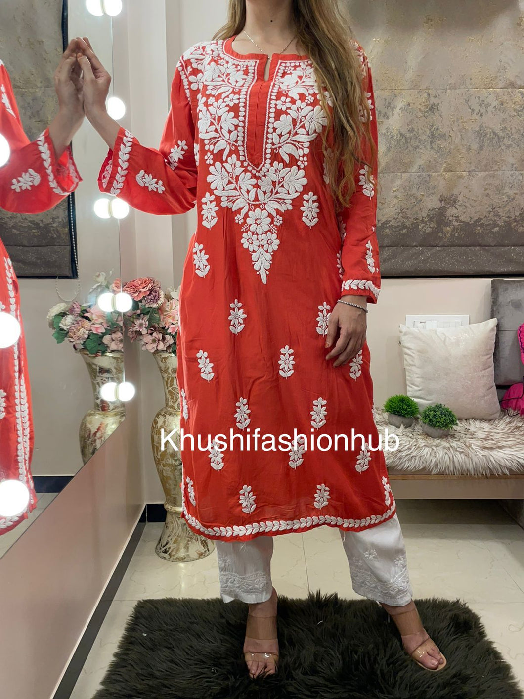 Red Kurti