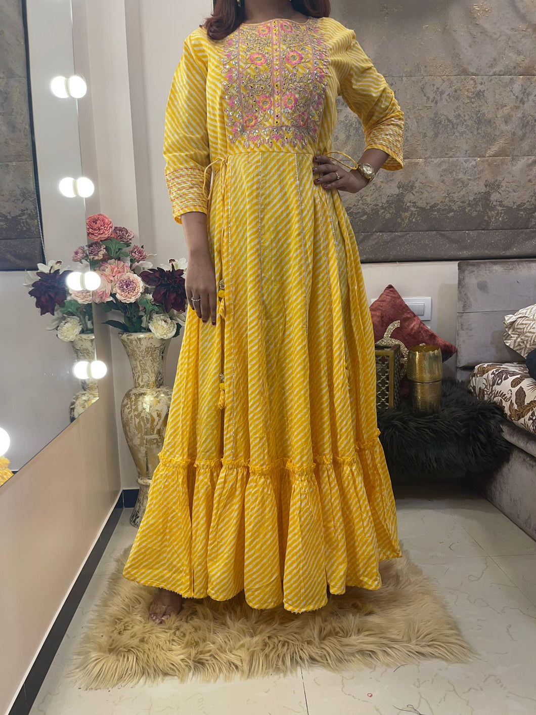 Dahlia Anarkali Dress - Khushi Fashion Hub