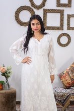 Load image into Gallery viewer, White Long Kurti
