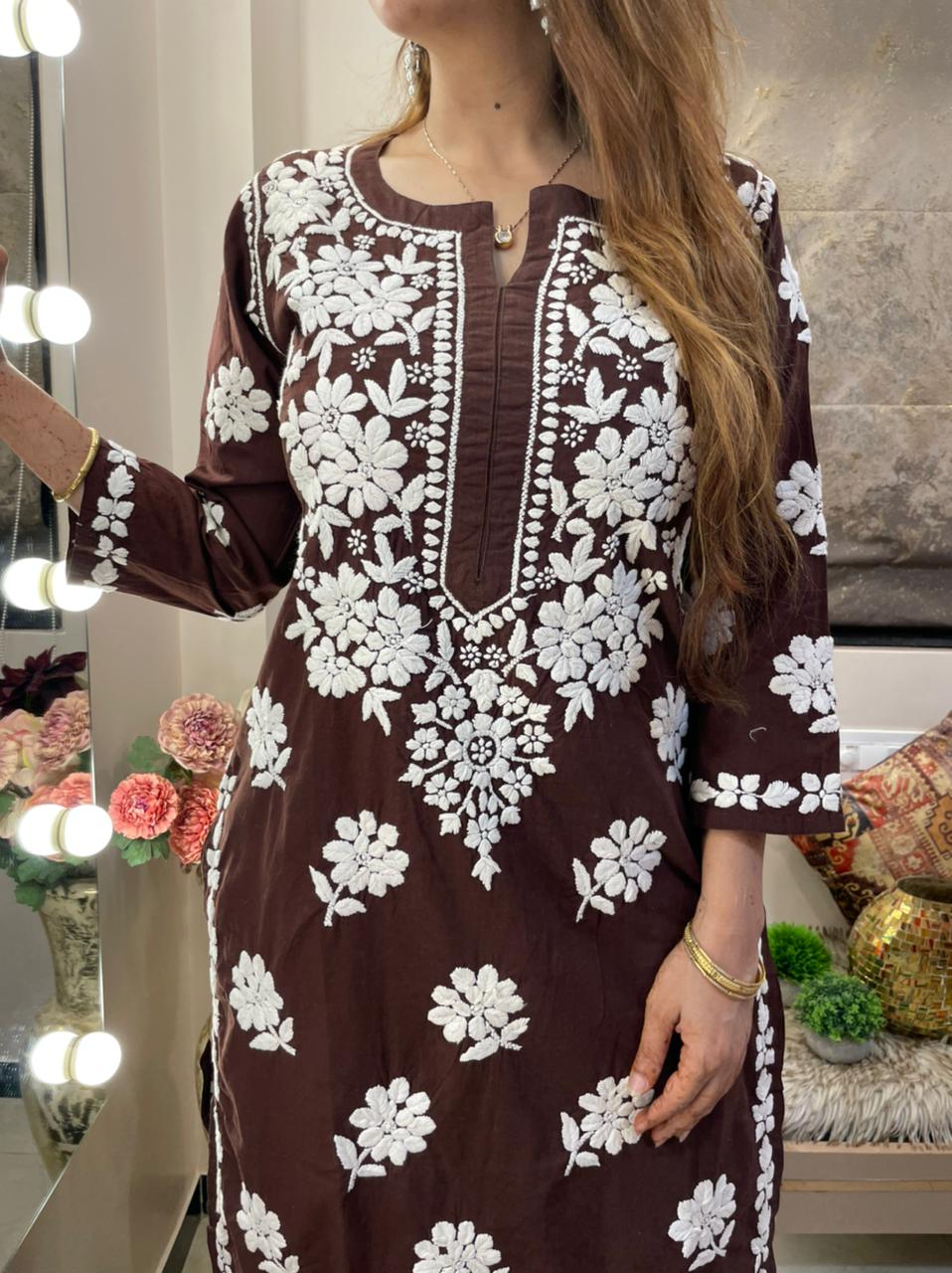 Brown Kurti