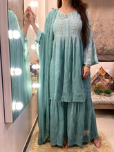 Load image into Gallery viewer, Green Gharara Set
