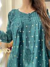 Load image into Gallery viewer, Green Short Kurti
